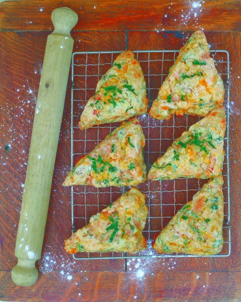 Savoury Kale Scones