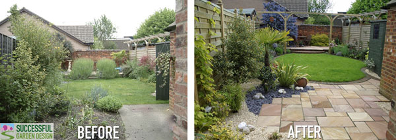 Before and After Garden Design