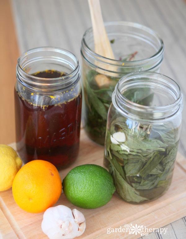 Making Herb Vinegar