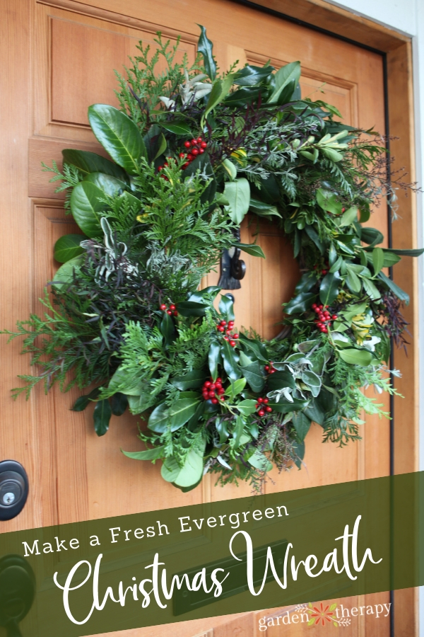 Download How To Make A Fresh Evergreen Christmas Wreath From Scratch PSD Mockup Templates