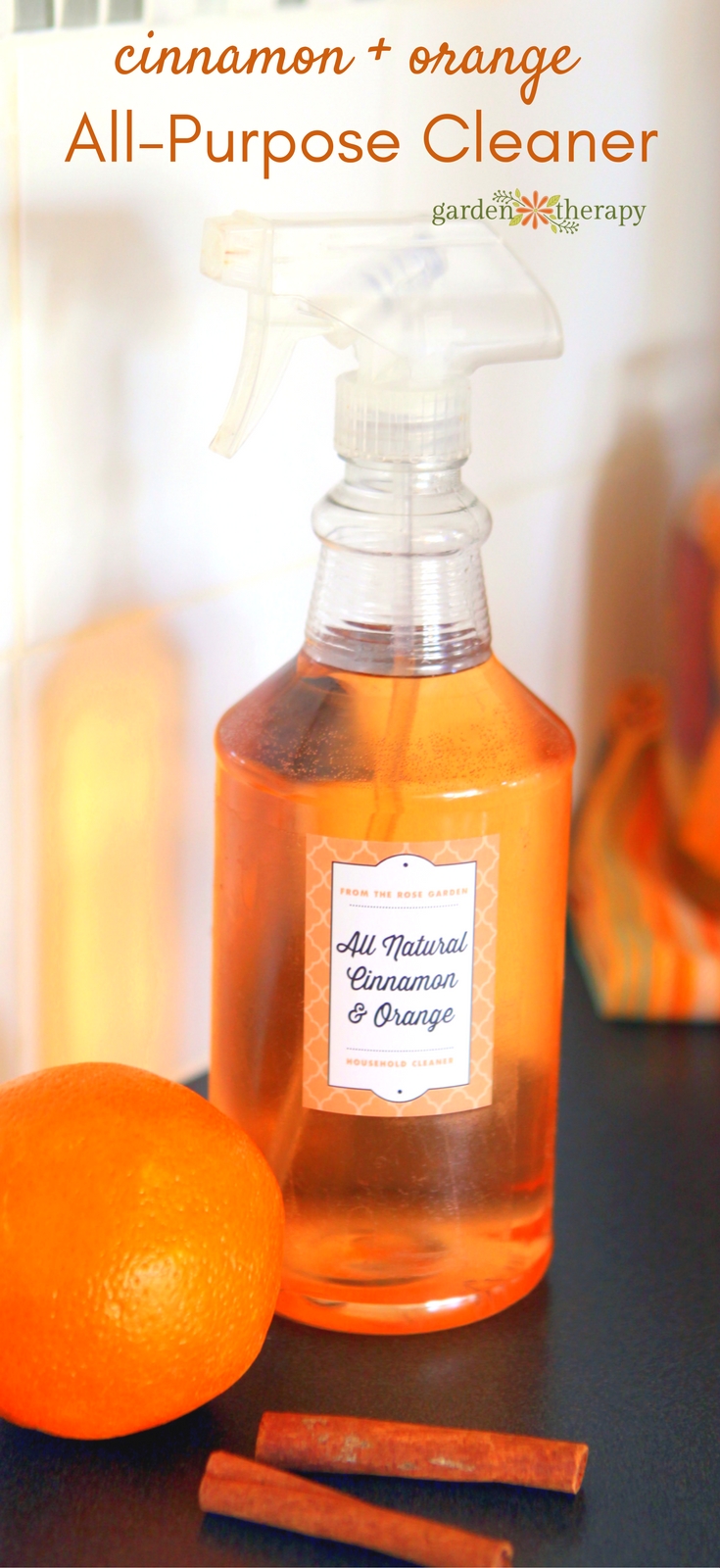 DIY cinnamon and orange all-purpose cleaner recipe