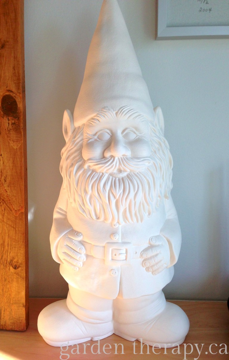 Ceramic Gnome Before