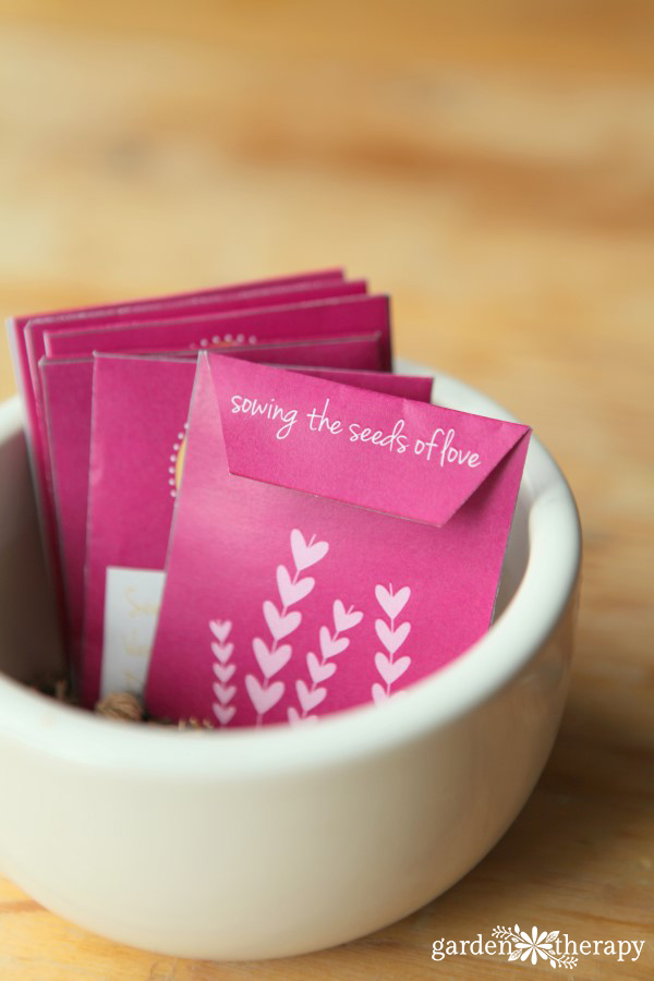 Free Printable Valentines Seed Envelopes / Seed Packets