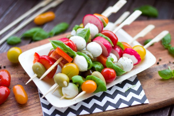 Caprese Salad on a stick