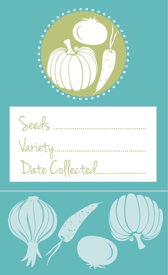 Free Printable Vegetable Seed Envelopes