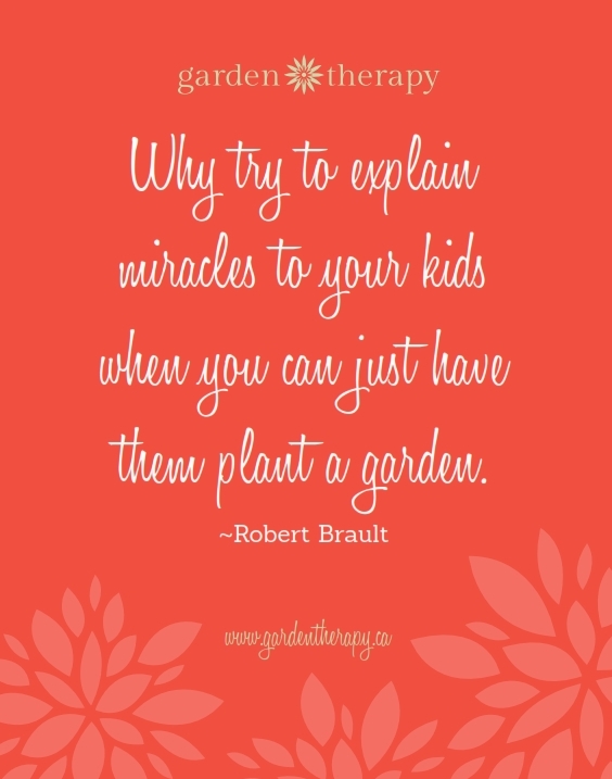 Why try to explain miracles to your kids when you can just have them plant a garden FREE PRINT