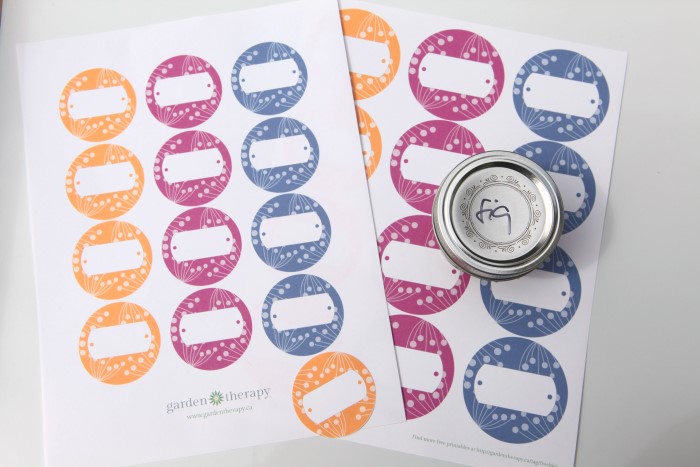 download and print these free canning labels for berry jams - so cute!