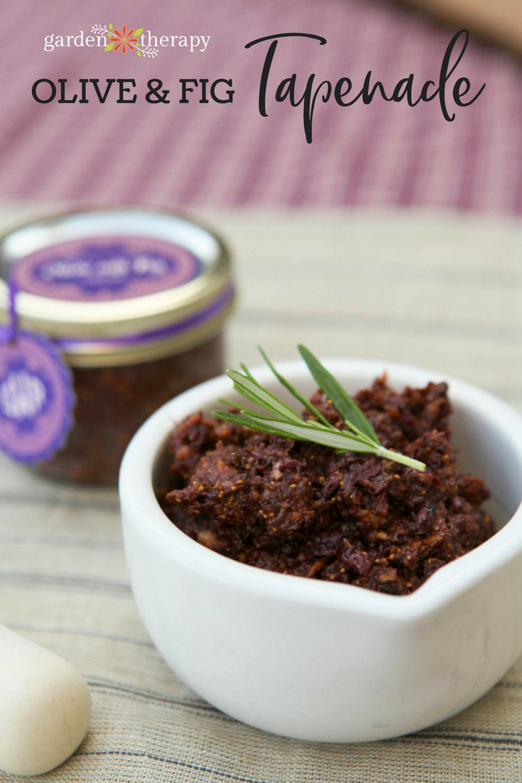 Olive and Fig Tapenade - Garden Therapy