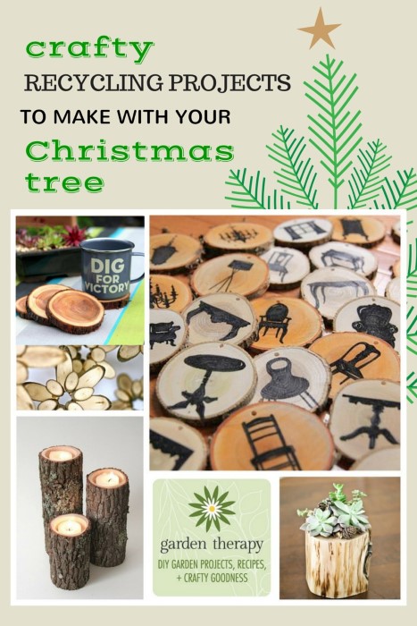 recycling projects to make with your Christmas tree