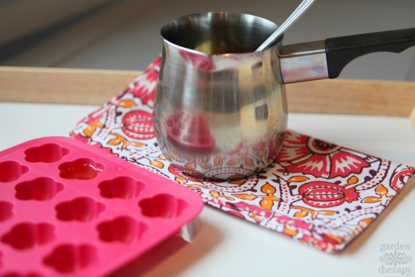 turkish coffee pot next to a silicone mold