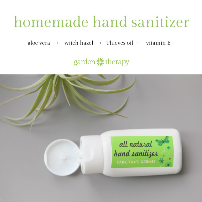 How to make all-natural hand sanitizer