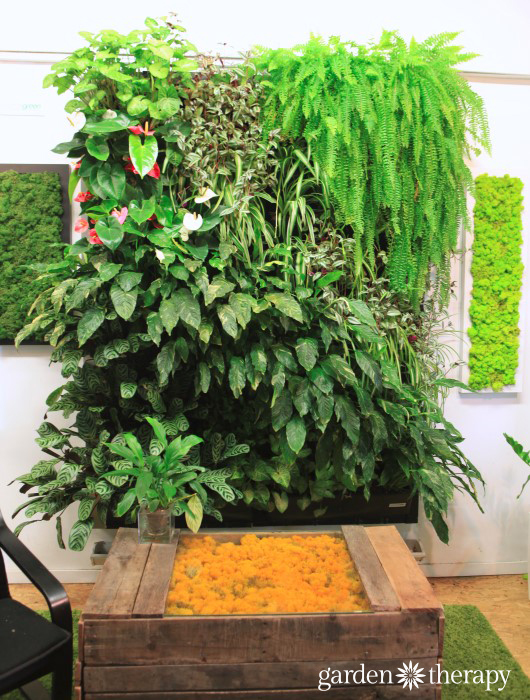 Large indoor vertical garden from ByNature Studio Tour