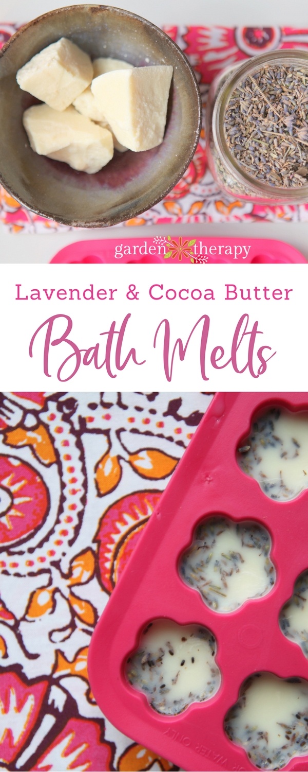 How to Make Lavender Cocoa Butter Bath Melts