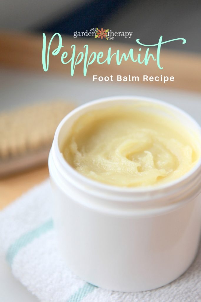 Homemade Peppermint Healing Foot Balm 