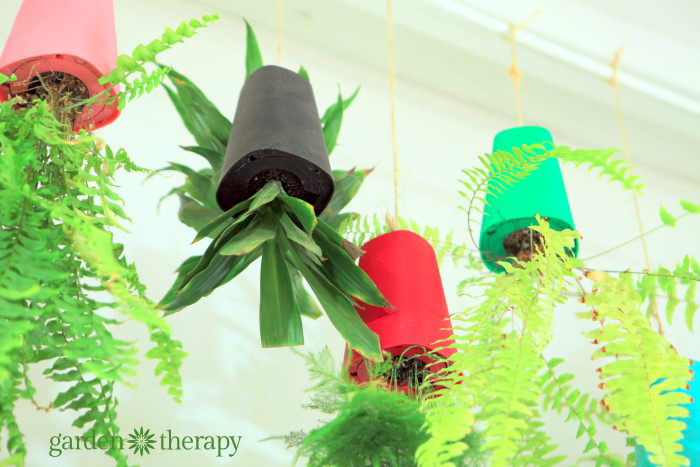 Upside down plant pots from ByNature Studio Tour