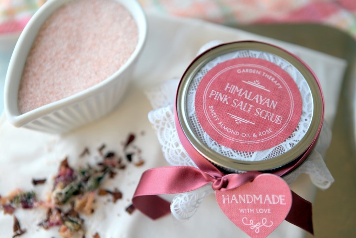 Himalayan Pink Salt Scrub recipe