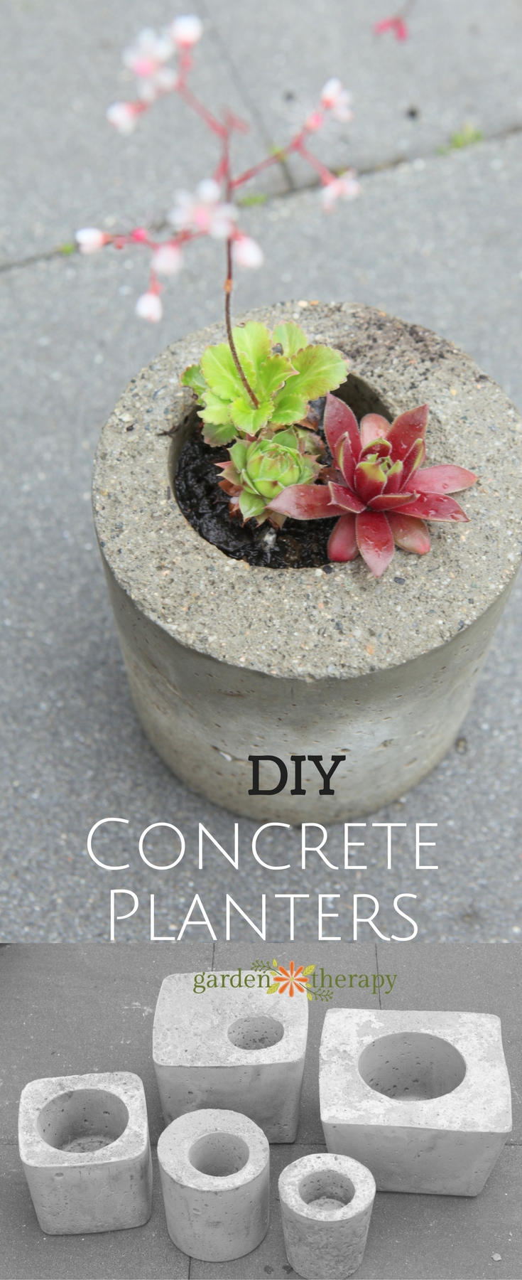 Garden Art Diy How To Make Concrete Planters 