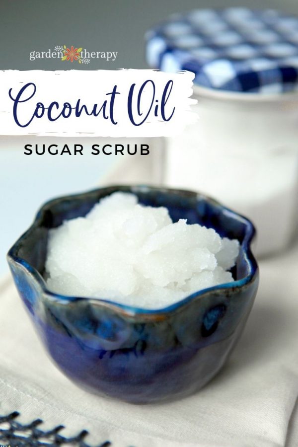 Heavenly Coconut Oil Sugar Scrub Garden Therapy