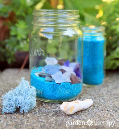 Beach Glass Solar Lights