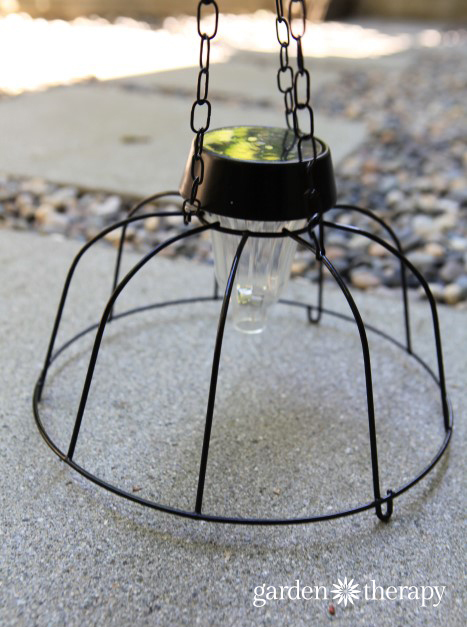 DIY Solar Light Chandelier 