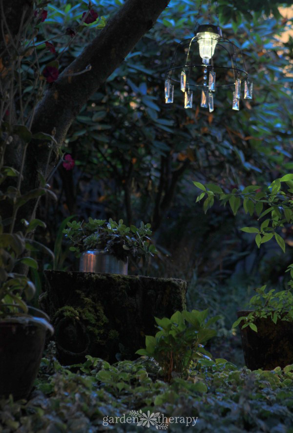 Fairy Garden Solar Light at night