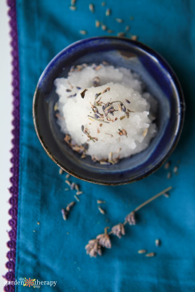 Lavender Coconut Oil Sugar Scrub