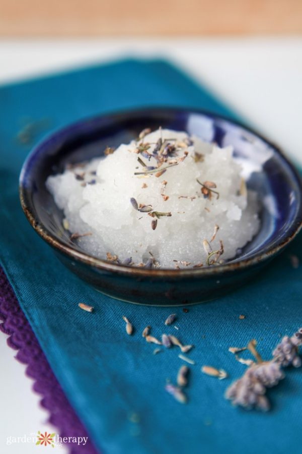 Heavenly Coconut Oil Sugar Scrub Garden Therapy