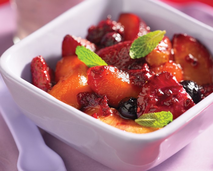 Roasted Summer Fruit Garden Therapy