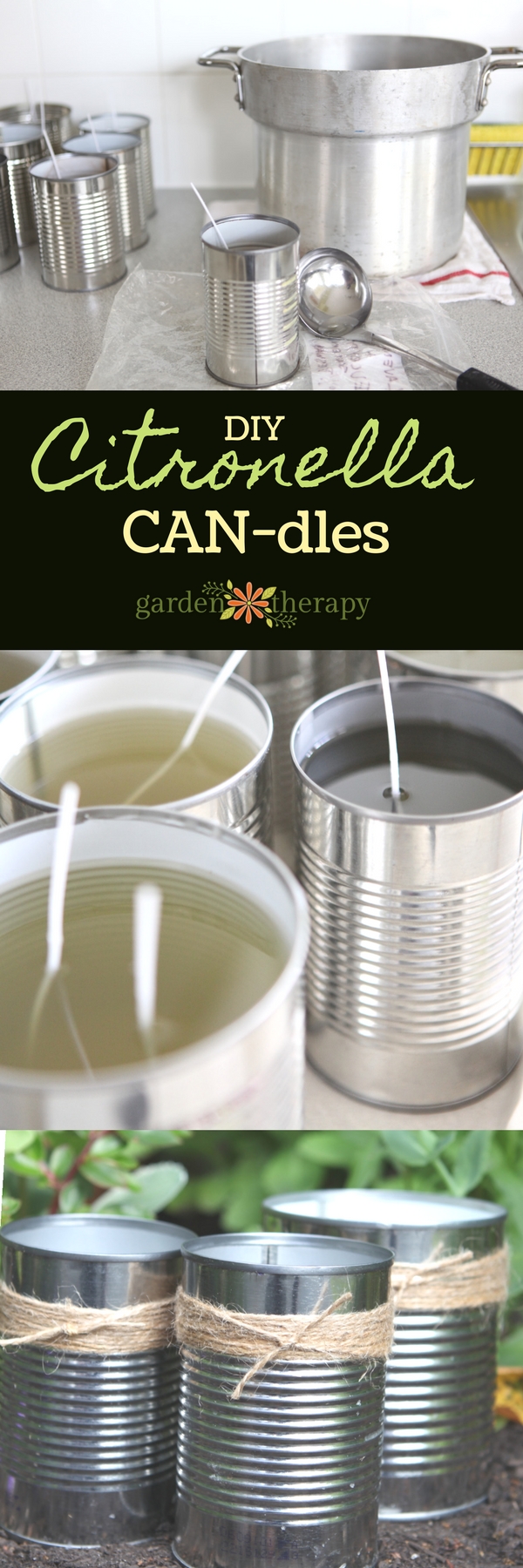 How to Make Citronella Candles