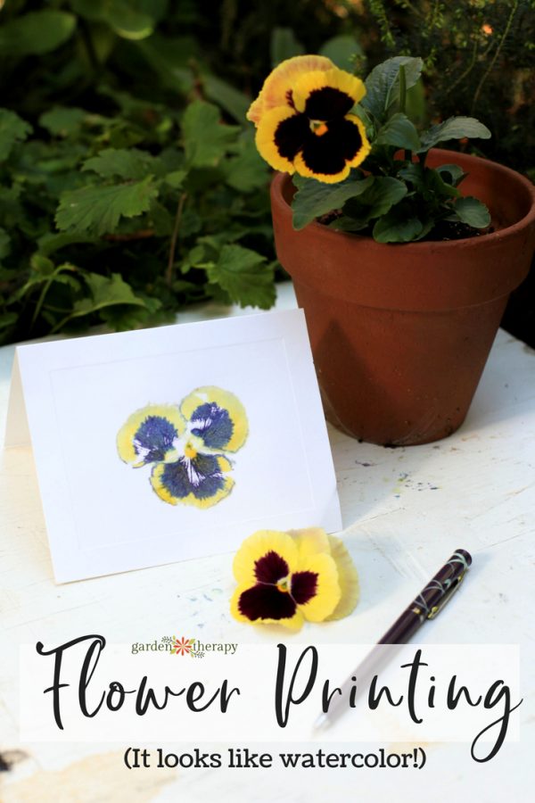 How to Make Hammered Flower Print Cards