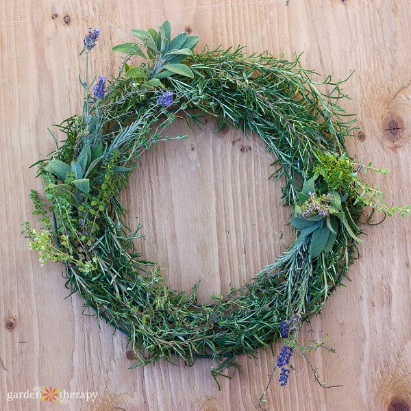 Make a Gorgeous Culinary Herb Wreath