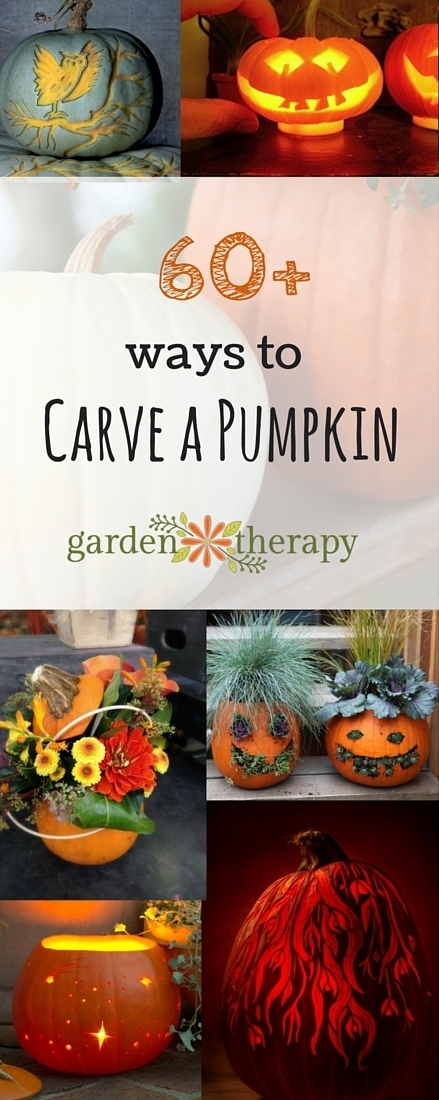 More than 60 ways to carve, decorate or imitate a pumpkin