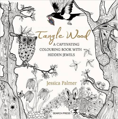 Tangle Wood Coloring Book plus a free coloring page to print