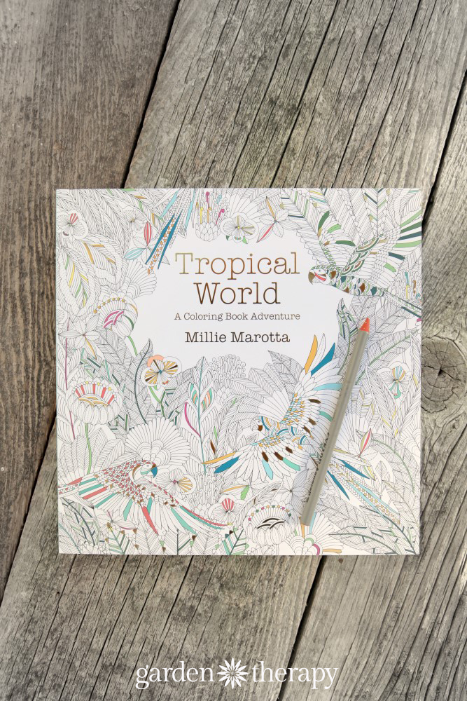 Millie Marotta Adult Coloring Book, Tropical World: Mini Edition