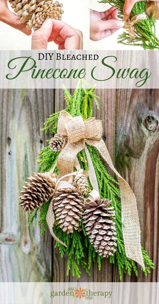 Elegant + Upscale Pinecone Crafts - Garden Therapy