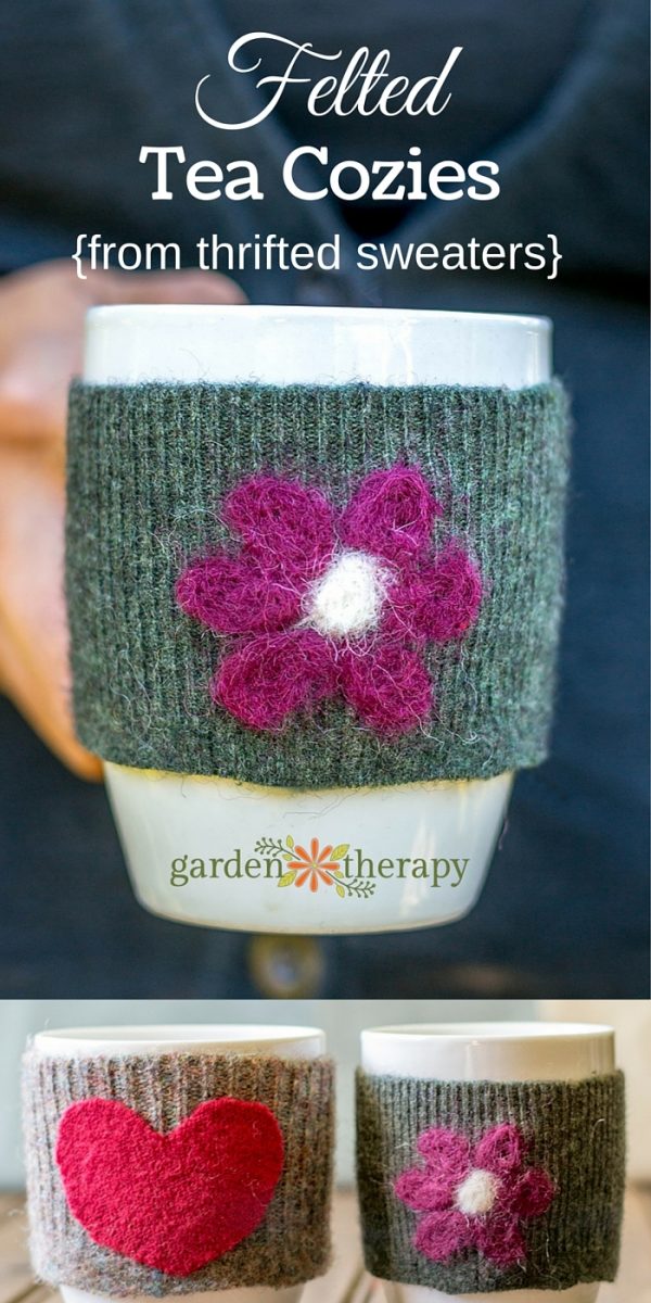 No Sew Felted Mug Cozies