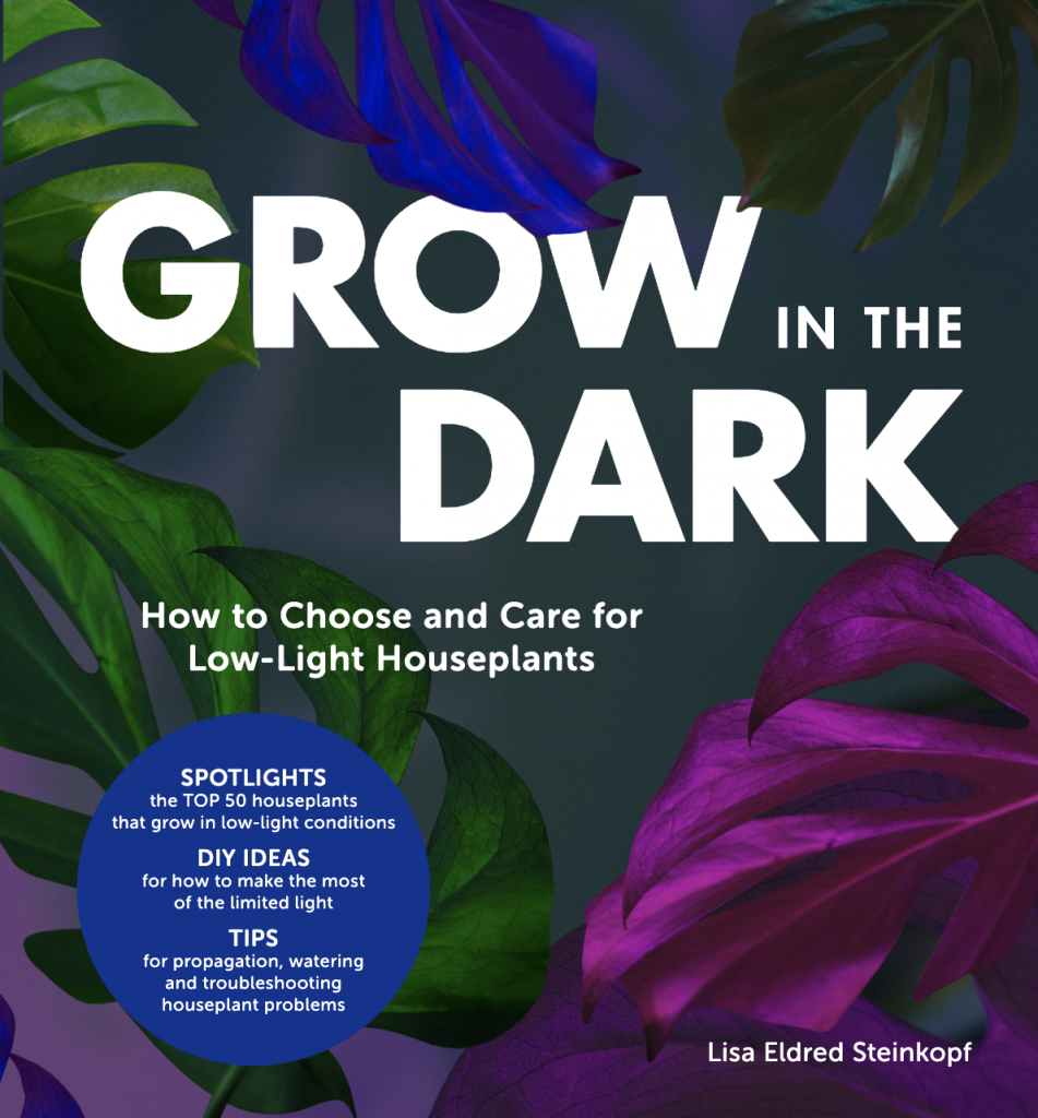 Grow in the dark - cover of a book about low light plant care