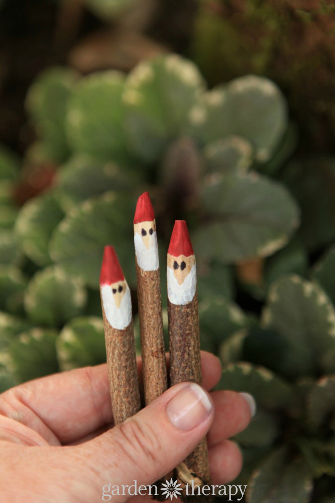 Cute gnomes made from branches
