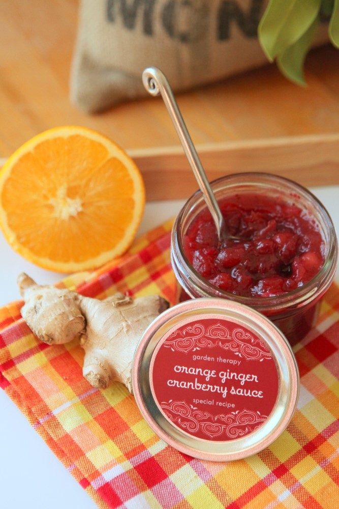 Orange Ginger Cranberry Sauce Recipe