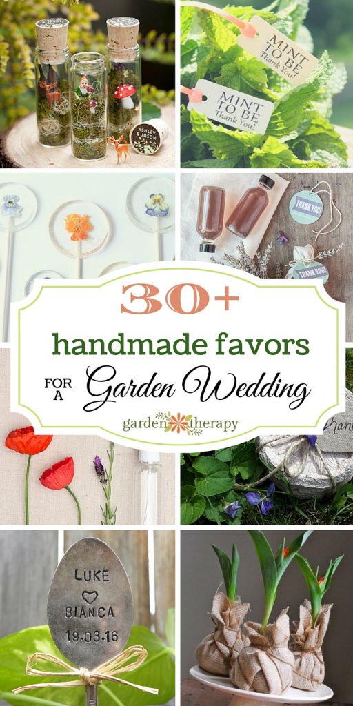 30+ Handmade Favors for a Garden Wedding