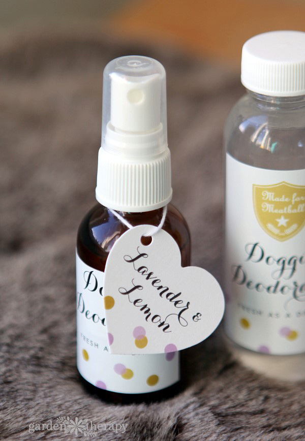 AllNatural Dog Deodorant Spray Garden Therapy
