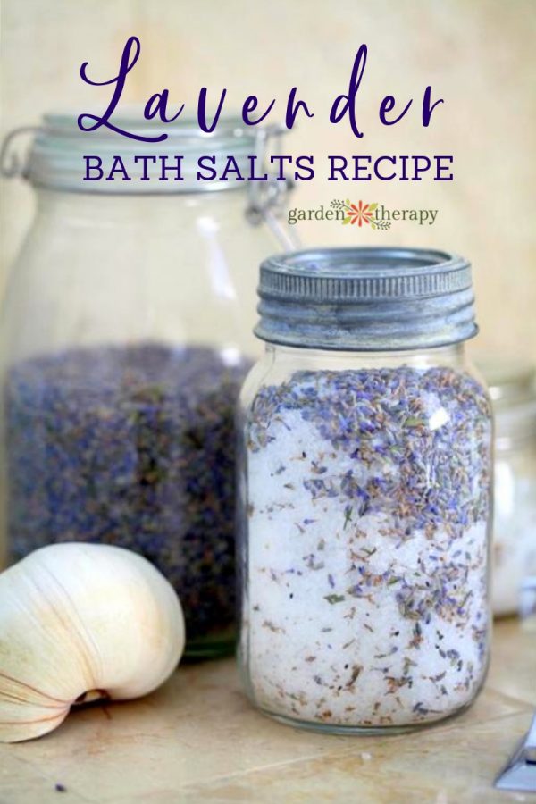 Easy Homemade Lavender Bath Salts Recipe - Garden Therapy