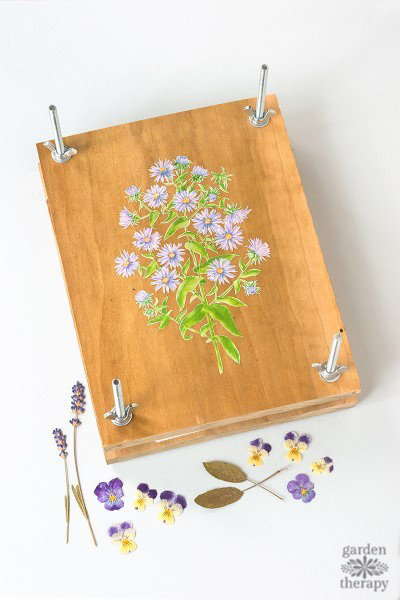 DIY Flower or Book Press — Mid Modern Mama