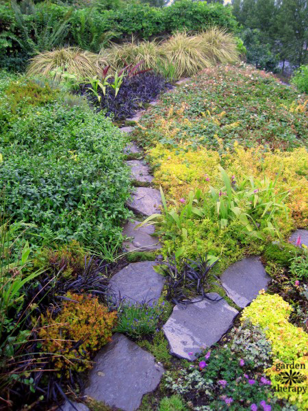 Weaving a garden tapestry: carpet gardening with groundcovers