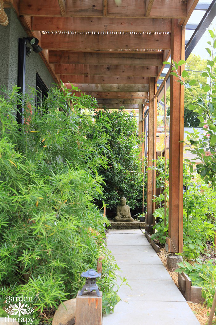 Walkway garden by studio