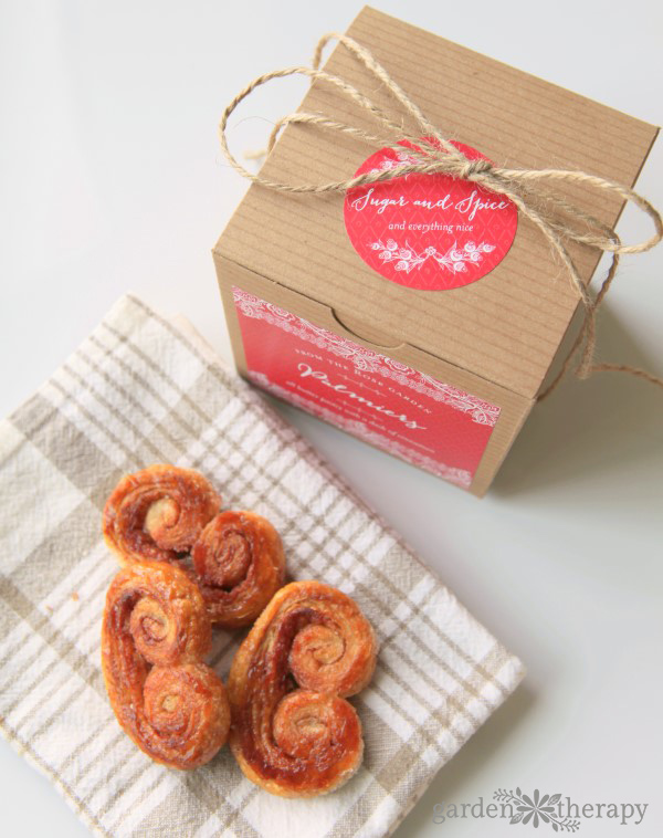 These flaky and sweet cinnamon palmiers fill the house with a warm butter-and-spice aroma. They also are very easy to make when unexpected guests arrive.