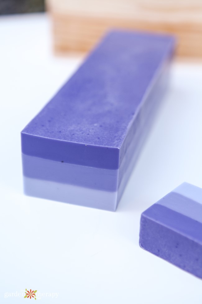 Cutting Ombre Soap