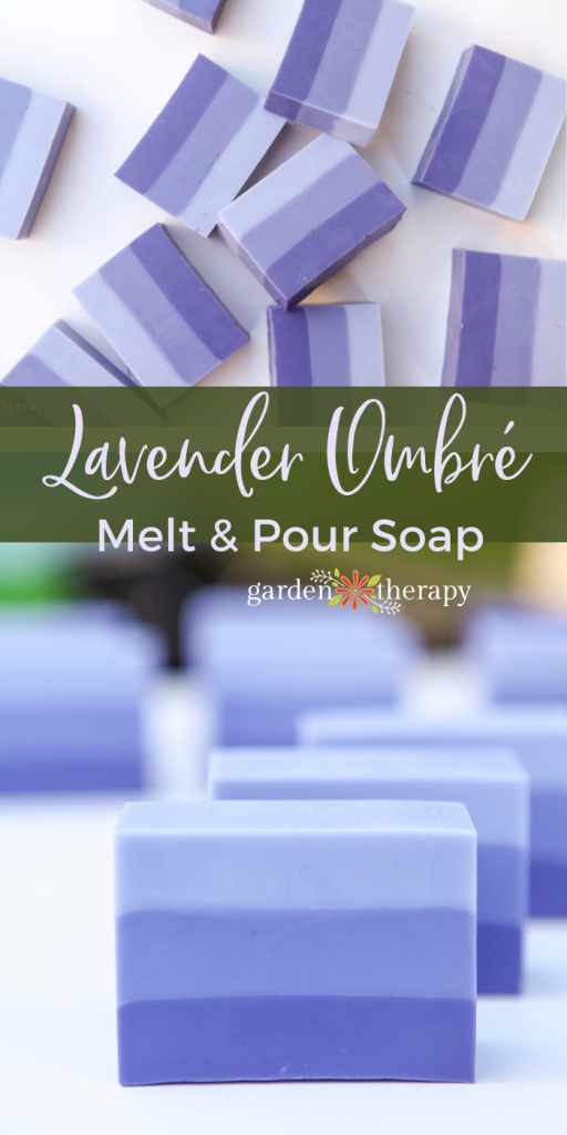 Lavender Ombre Melt and Pour Soap