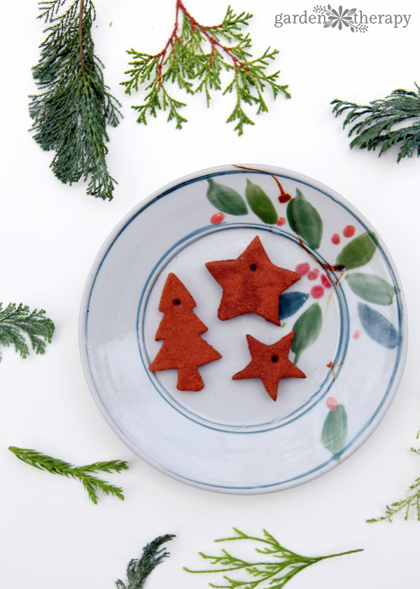 cinnamon ornaments on a plate