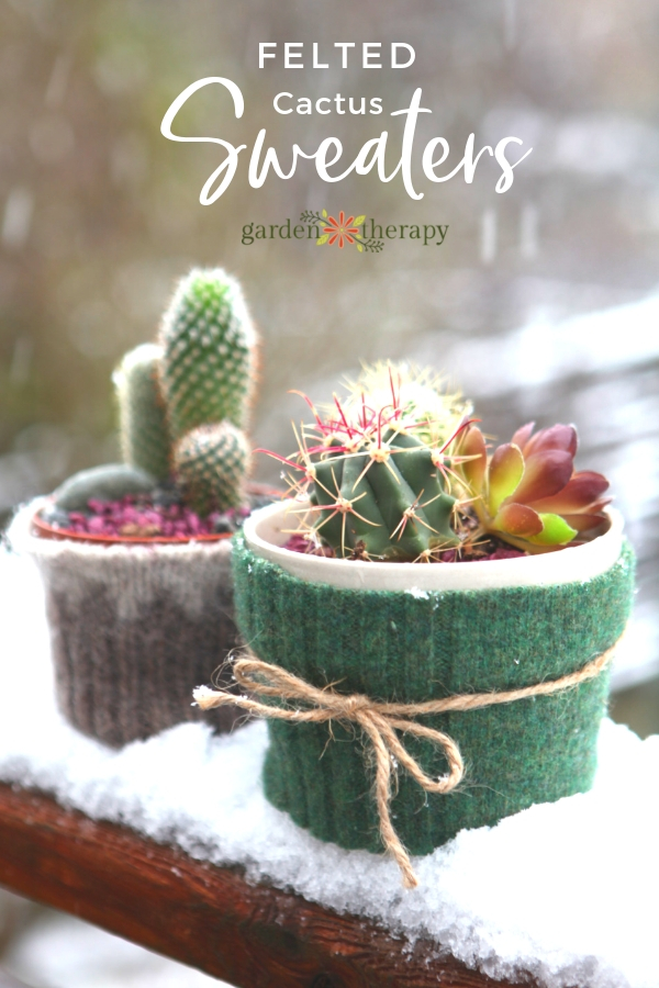 Felted Cactus Sweaters